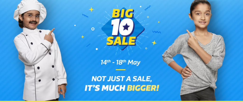 Flipkart Big 10 Sale May 2017